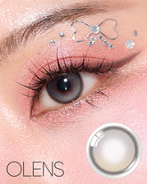 OLENS Muse Shine Gray 月拋彩色隱形眼鏡(2片)